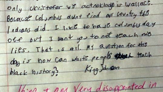 The 10 Blackest Things About This Kid’s Journal Entry Roasting His Teacher for Lying About Christopher Columbus
